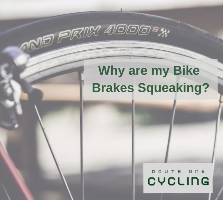 squeaking brakes on bicycle