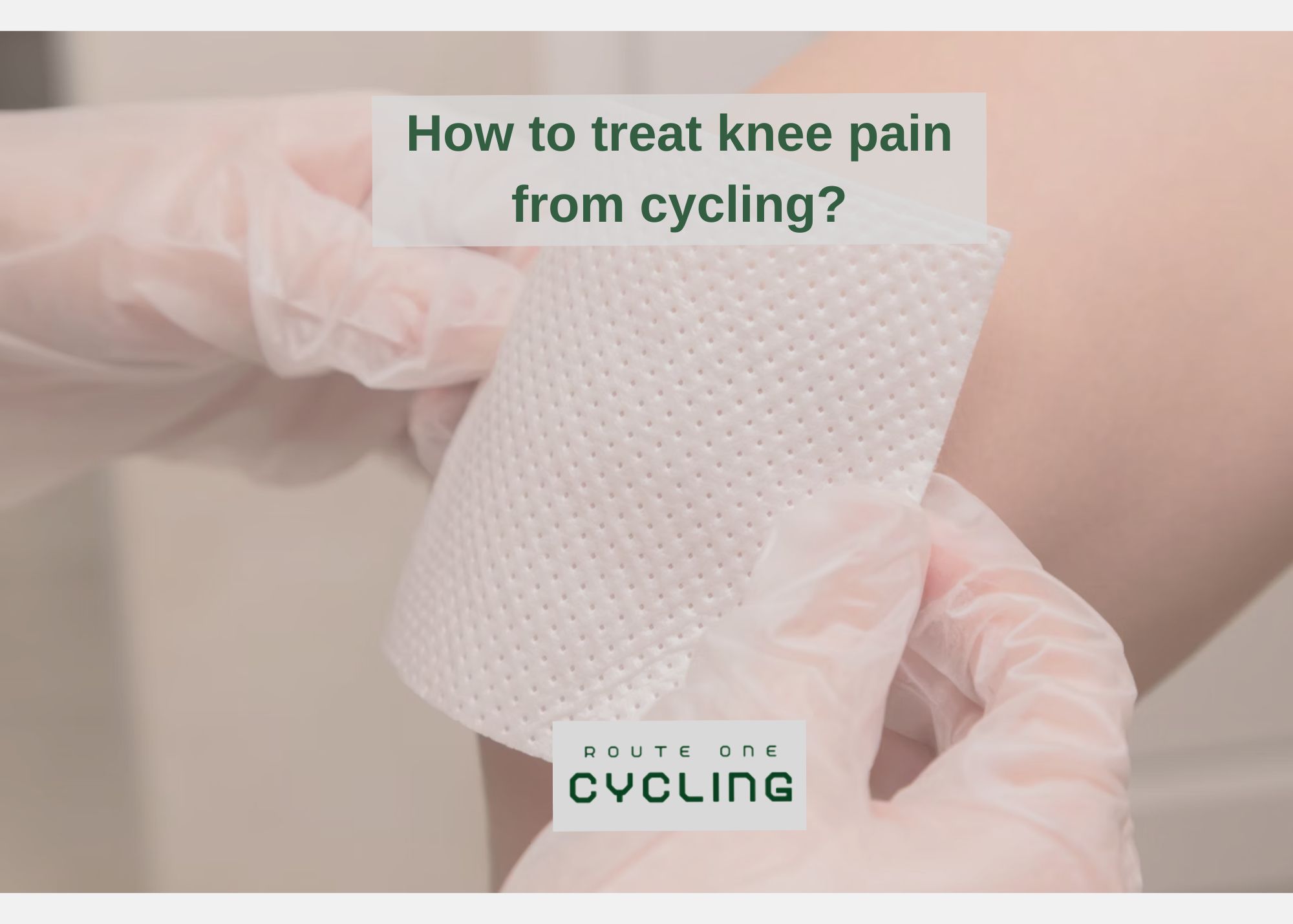 how to treat knee pain from cycling