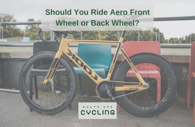 Should You Ride Aero Front Wheel or Back Wheel?