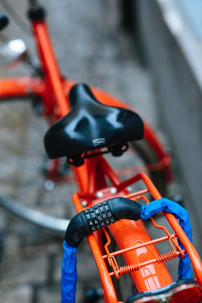 Where to put Bike Lock while riding