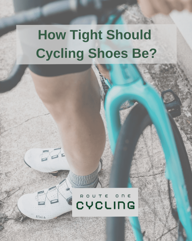 How tight should cycling shoes be?